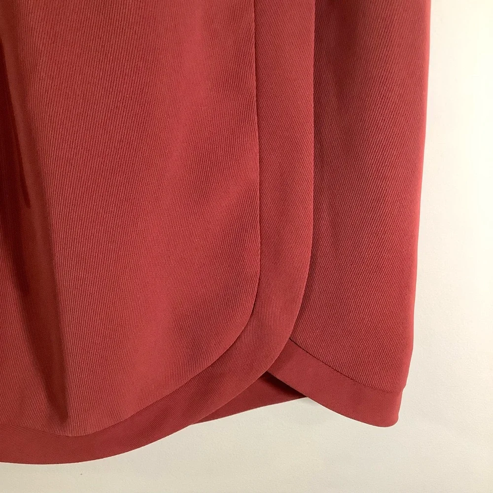J. Crew Burnt Orange Round Hem Stretch Waist Skirt